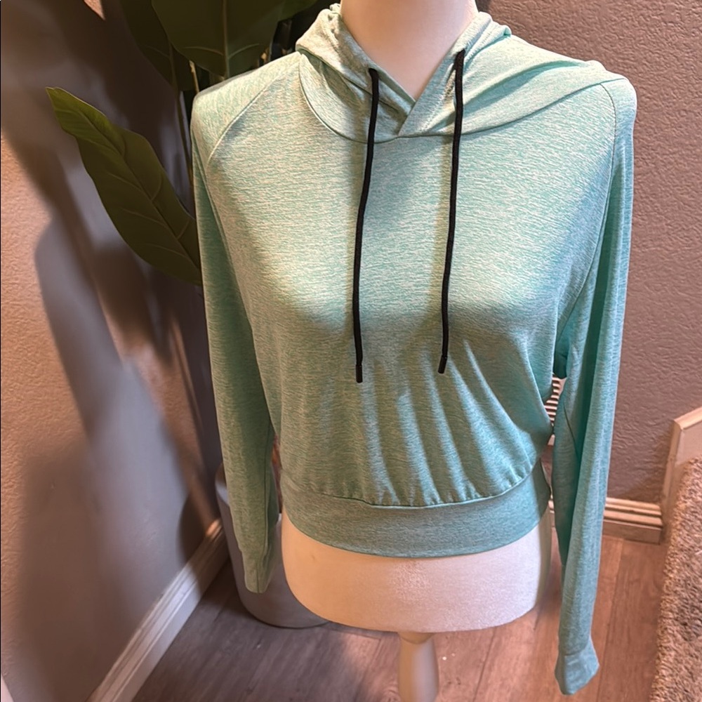Mint Green Women's Active Wear Hoodie